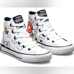Kids Converse X Peanuts Chuck Taylor All Star Toddler 1V High Top, 13.5